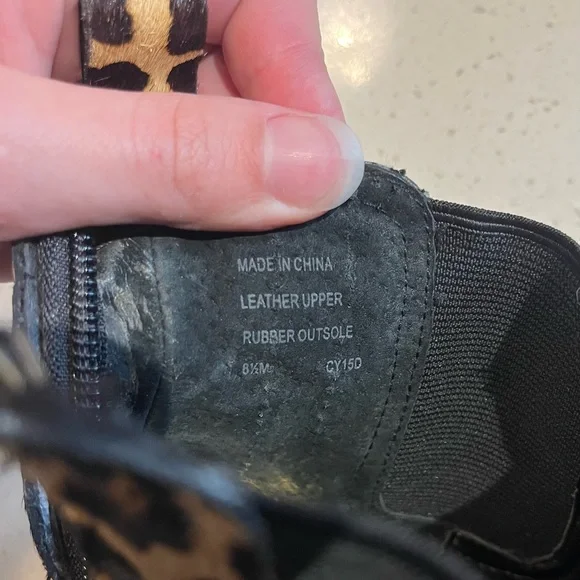 Michael Kors Keaton Bootie Natural Cheetah Pull On Ankle Sneakers Shoes Size 8.5 - Picture 6 of 10